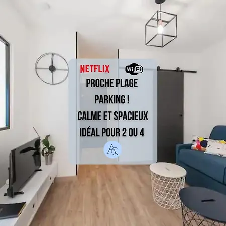 Cosy La Baie Des Anges - Plage - Classe 3 Etoiles